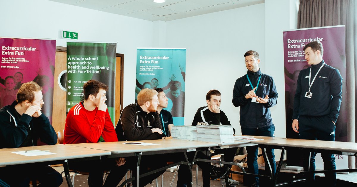 TrainWithPrem's tweet photo. Did you know that Apprenticeships are fully funded for 16-18 year olds? Find out more about the Apprenticeships we run in sport & physical activity, teaching, leadership and management at https://t.co/HhbCX5eVtM #apprenticeships #trainwithpremier #lovewhatyoudo https://t.co/FyyDYzllx9