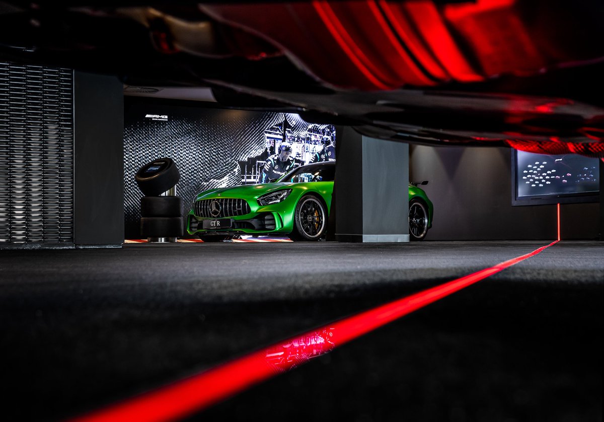 MercedesAMG's tweet photo. [Kraftstoffverbrauch kombiniert: 12.4 l/100 km | CO₂-Emissionen kombiniert: 284 g/km | https://t.co/N3yzMZ6mJd | Mercedes-AMG GT R]

A great way to get a deeper understanding of Mercedes-AMG is a visit to one of our impressive AMG Performance Centers! https://t.co/2DpjSNcHdP