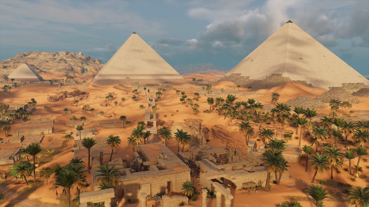 Uzivatel ロク Na Twitteru アサシンクリードオリジンズ やっとギザまで来た 三大ピラミッドとスフィンクス 古代エジプト歩き回るの凄く楽しい