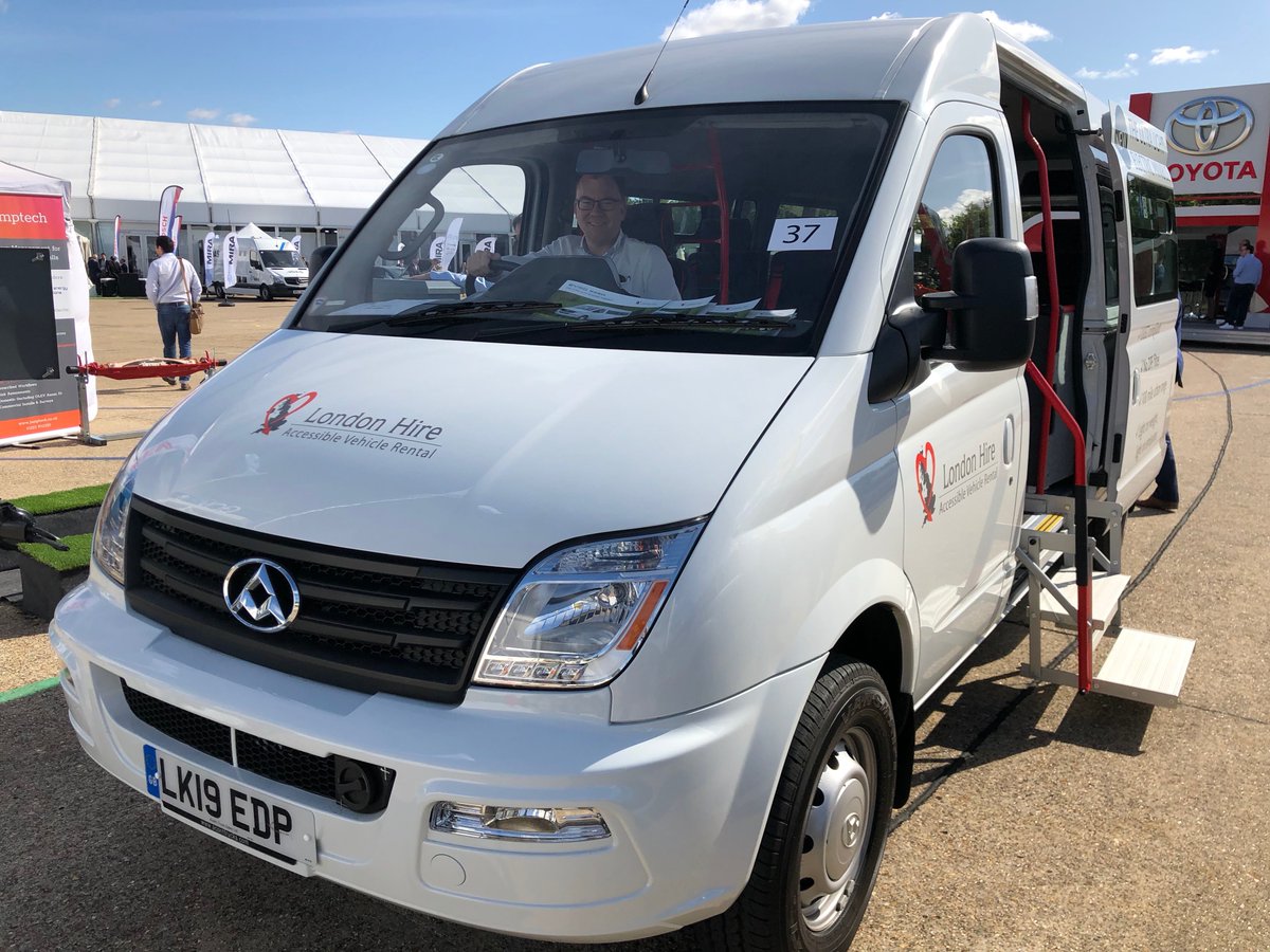 BucksEVs (@bucksevs) on Twitter photo BucksEVs founder @CllrWarrenWhyte spotted at #LCV2019 in the new LDV electric minibus from <a href="/gmcoachwork01/">GM Coachwork UK</a> and <a href="/London_Hire/">London Hire Limited</a> and took it for a test drive around @millbrook_co_uk - could be an ideal electric alternative for the new @myBART3 Buckingham community bus! BucksEVs founder @CllrWarrenWhyte spotted at #LCV2019 in the new LDV electric minibus from <a href="/gmcoachwork01/">GM Coachwork UK</a> and <a href="/London_Hire/">London Hire Limited</a> and took it for a test drive around @millbrook_co_uk - could be an ideal electric alternative for the new @myBART3 Buckingham community bus!