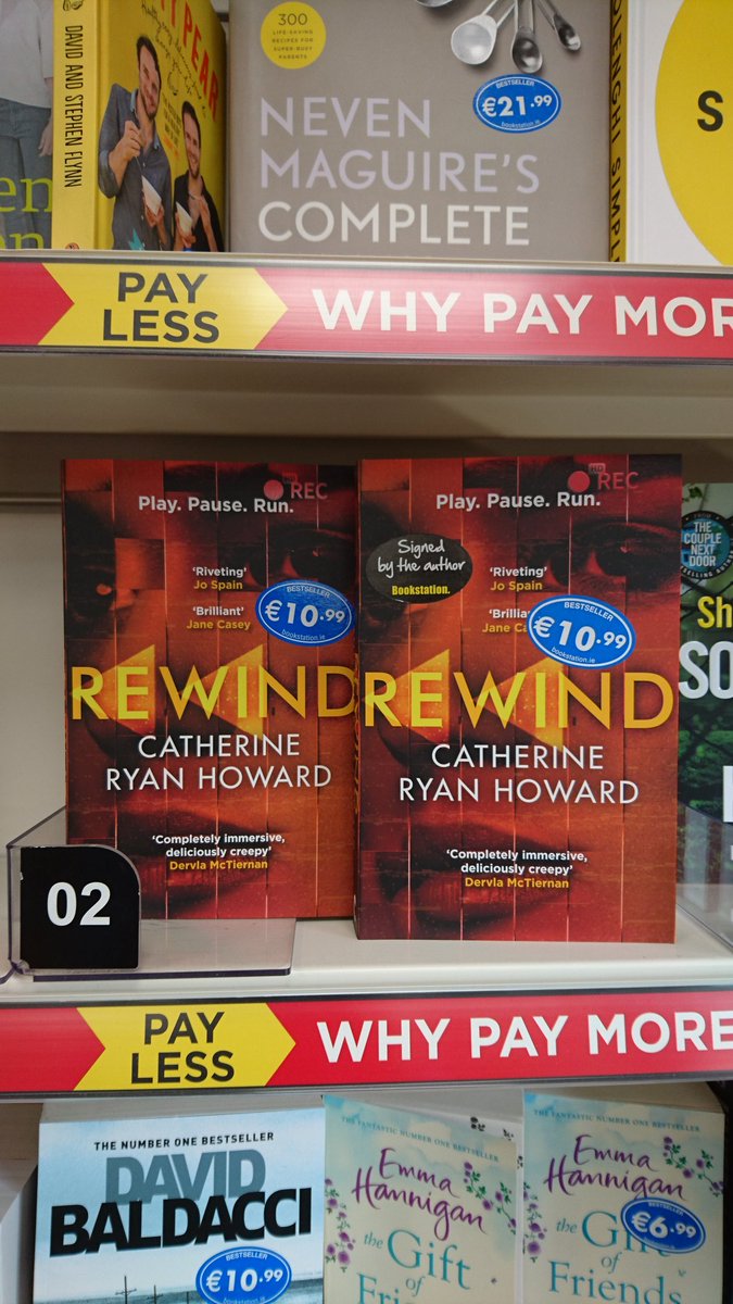 JohnRyanHoward's tweet photo. #RewindBook at No.2 in Bookstation in their top 10 bestsellers! #Rewind #Catherineryanhoward #books #Reading #BookBoost #bookstagram #thriller #crimefiction #crimenovel #newreleases #OutNow #Bookstation #bestsellers https://t.co/4jOnvsIYeQ