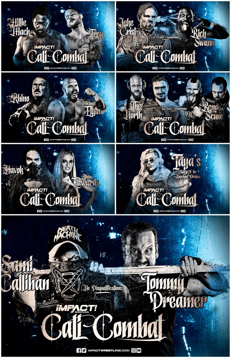 FightNetUK's tweet photo. TONIGHT on #IMPACTUK - it's #CaliCombat!
Sami Callihan vs. Tommy Dreamer - NO DQ
Rhyno vs Michael Elgin
Taya Valkyrie addresses the state of the Knockouts title
Jake Crist vs. Rich Swann - X Division title
AND MORE - @fightnet UK at 9pm on Sky 192/Freesat 161 #FNUK https://t.co/AXW66cpqir