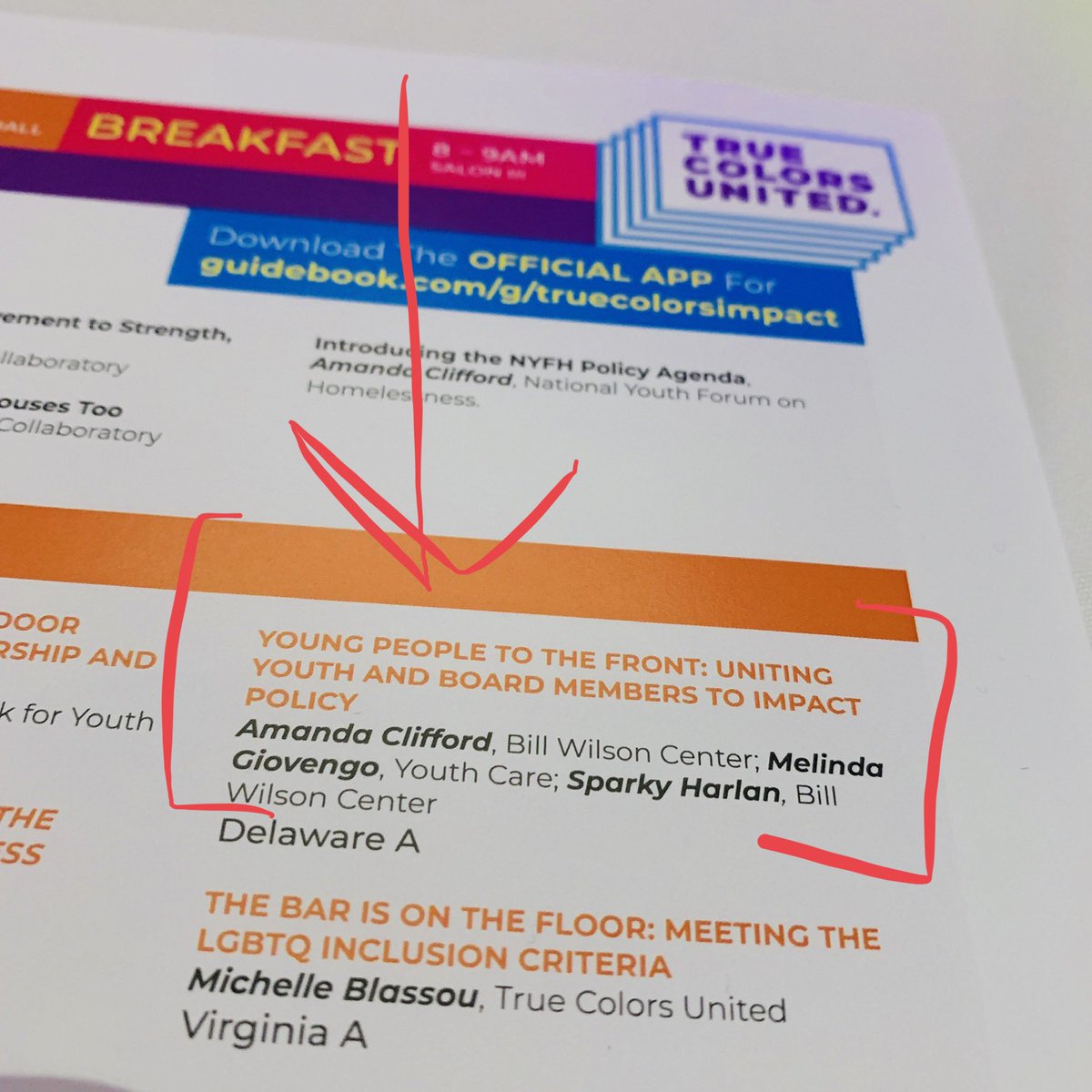 robinpetering's tweet photo. love being in DC and this session name is a bikini kill @kathleenhanna reference #TrueColorsImpact #youngpeopletothefront https://t.co/7OZr6QTU7e