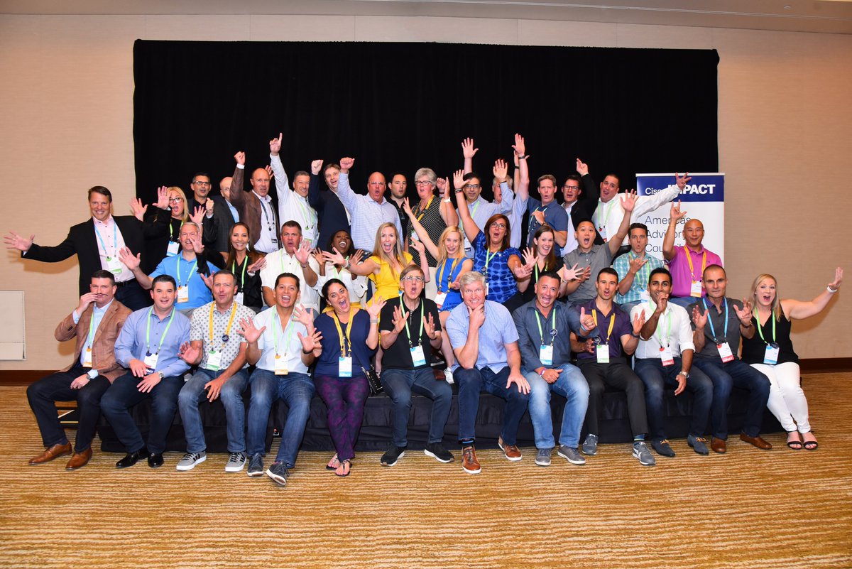 erinkweber's tweet photo. I can't believe it's been a week since I had to say goodbye to some of the most brilliant minds @Cisco. The FY19 Americas Advisory Council quite literally impacted the strategy of our organization. Cheers to an amazing year! #ThrowbackThursday #CiscoIMPACT #AACImpact #OneAmericas https://t.co/5WjwpODGUw