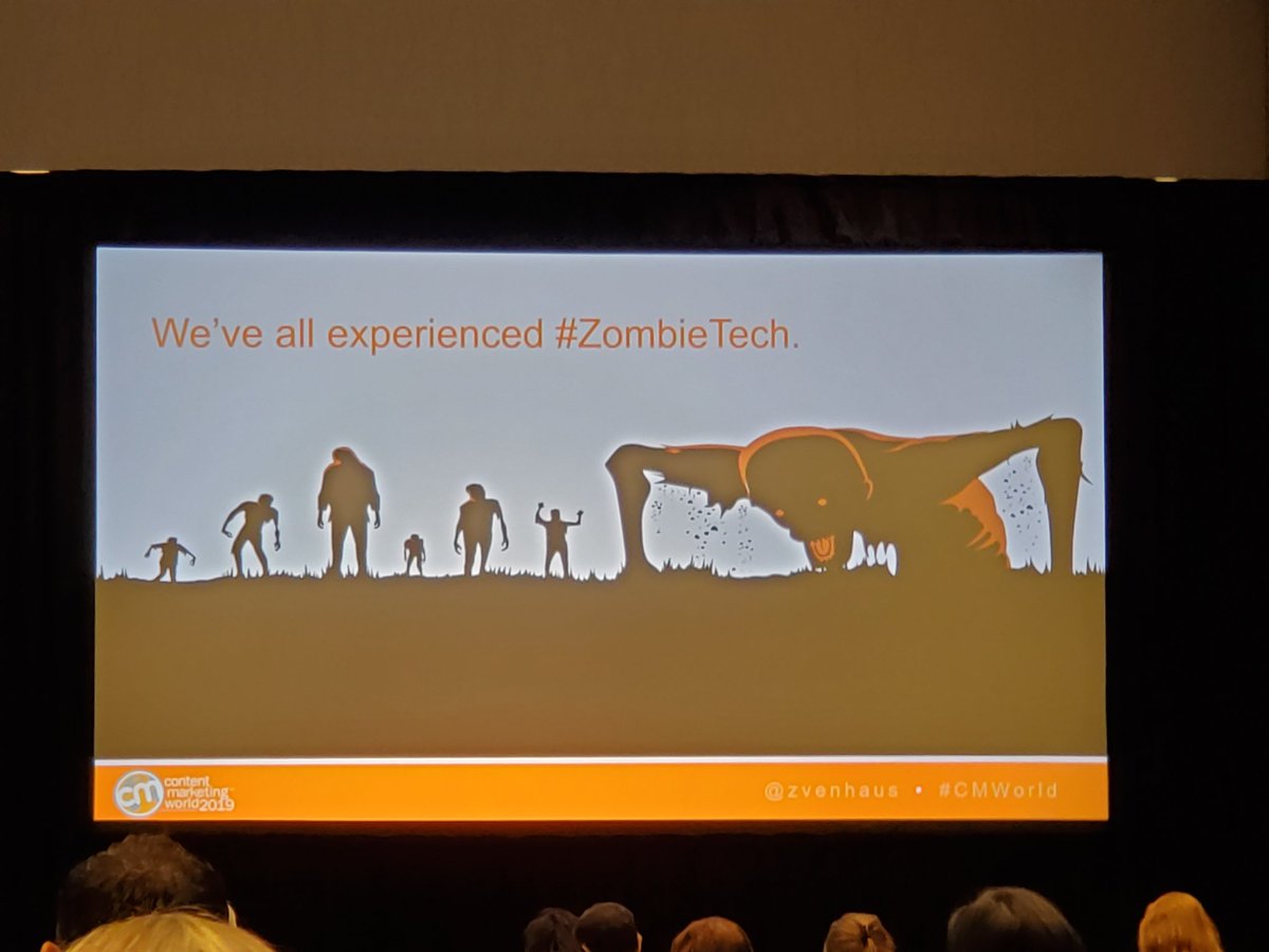 hijinxmarketing's tweet image. How many of you have #zombietech? Not quite dead, but not alive either? @zvenhaus #CMWorld