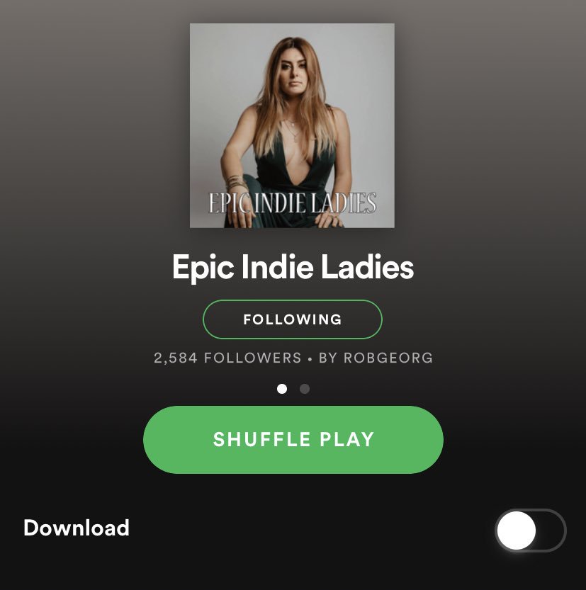 chameleonize_'s tweet photo. Thanks @georg_rob for adding ‘Day Job’ to your Epic Indie Ladies Playlist! https://t.co/1rUTKgl2mz