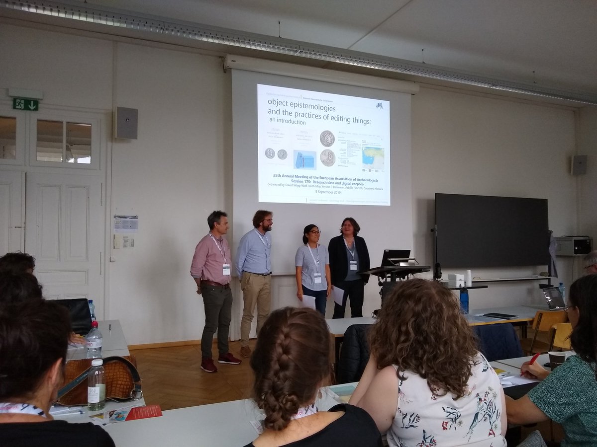 RoxCattaneo's tweet photo. An amazing start of the digital archaeology simpysium at the #EAA2019 https://t.co/TvcWAA3oR5