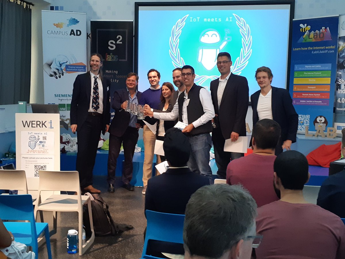 We had a great jury from academia and industry who had to make a difficult choice between 4 very compelling solutions .. thanks! #IotAI <a href="/TheFutureIoT/">Future-IoT</a>