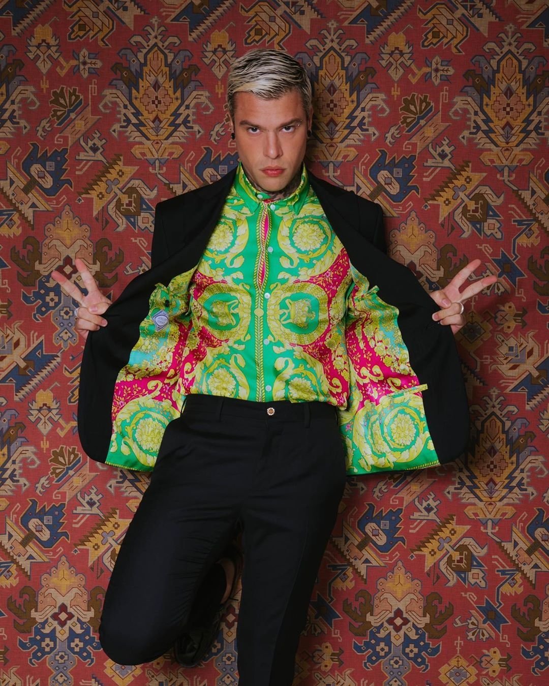 Camicia versace fedez sale