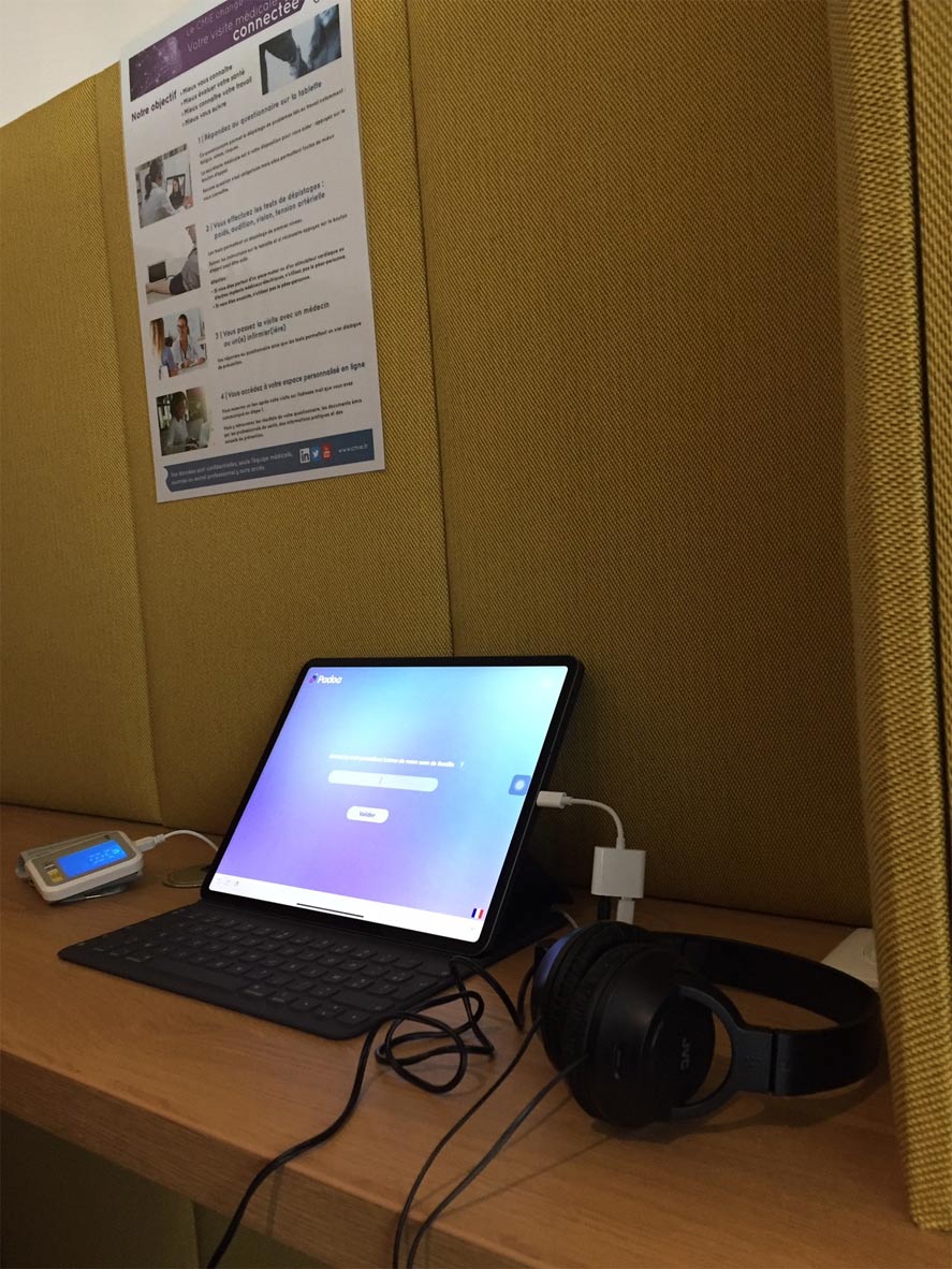 [Actu] Aujourd'hui, c'est le grand jour ! Le #CMIE lance la pré-visite #connectée au centre Clichy. Cette solution technologique innovante replace le salarié comme premier acteur de sa santé. #visiteconnectée #santétravail #prevention