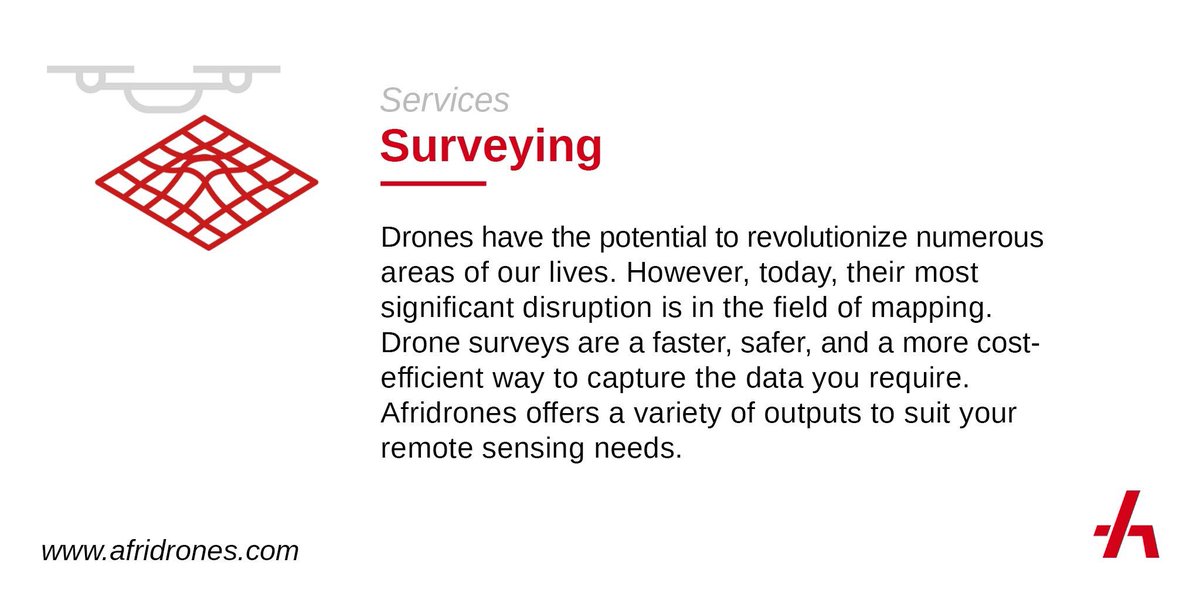AfriDrones's tweet photo. In the surveying and construction industries, it’s becoming an accepted fact that drones offer a better way to complete mapping projects.
However, the technology is so new that most professionals are unsure where to begin. Contact us do kick-start your operations.
#dronesforgood https://t.co/BkBfeqo5CH