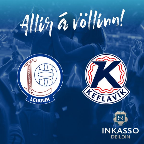 Leiknir R vs. Knattspyrnudeild Keflavíkur  í 20. umferð karla í dag kl. 17:30 á Leiknisvelli !
Allir á völlinn ⚽🙌 #inkassodeildin