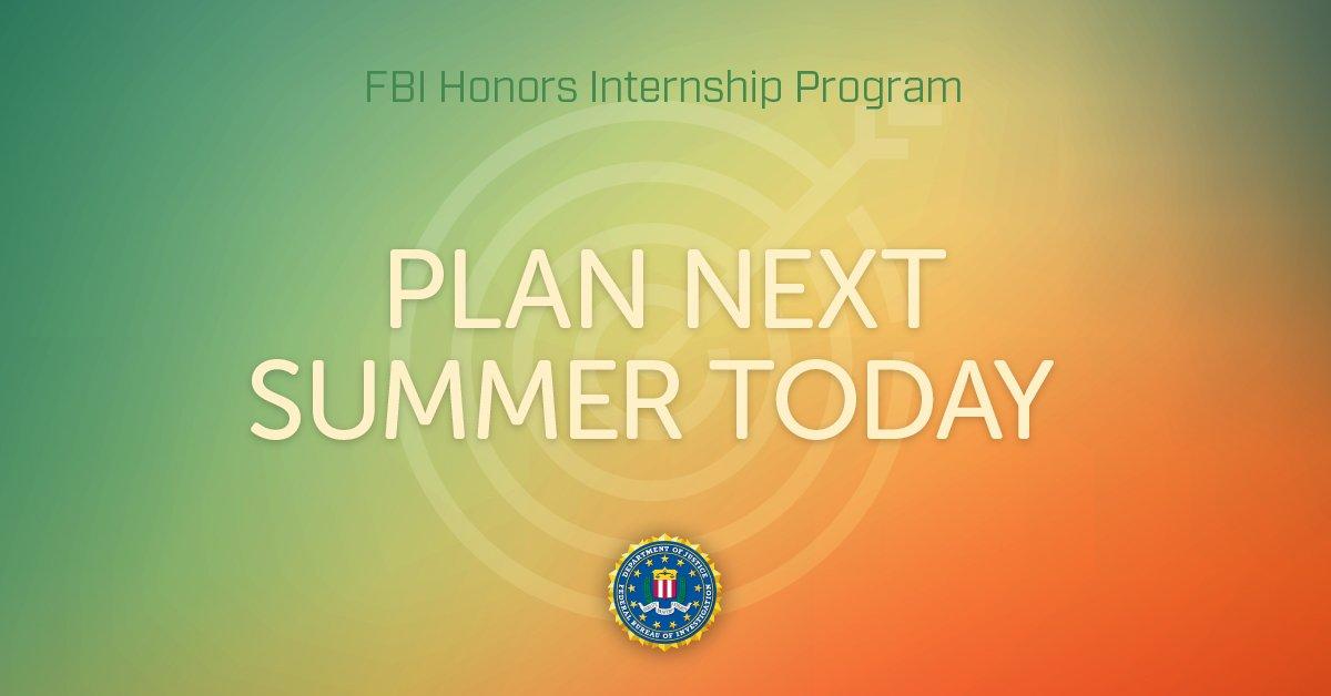 FBIRichmond's tweet photo. Plan now. Recruiters from #FBIRichmond will be at the University of Mary Washington on Thursday - September 12 from 4-6p.m. for an Information Session. @MaryWash #FBIJobs #FBIHIP #internship https://t.co/08JGLkObdI