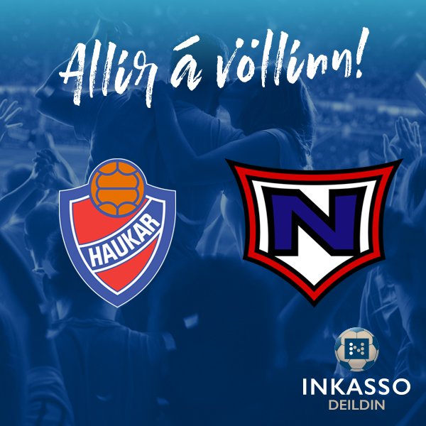 Knattspyrnufélagið Haukar vs. Njarðvík, knattspyrnudeild í 20. umferð karla í dag kl. 19:15 á Ásvelli! 
Allir á völlinn ⚽🙌 #inkassodeildin