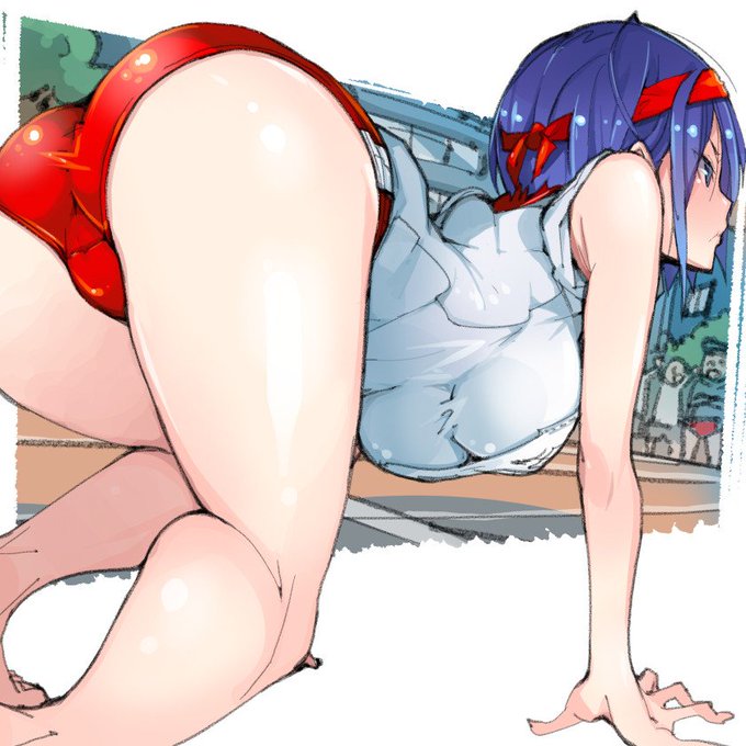 体育祭なんだ!!!!裸足でレーシングブルマで日向小次郎スタイルなんだ!!!! 