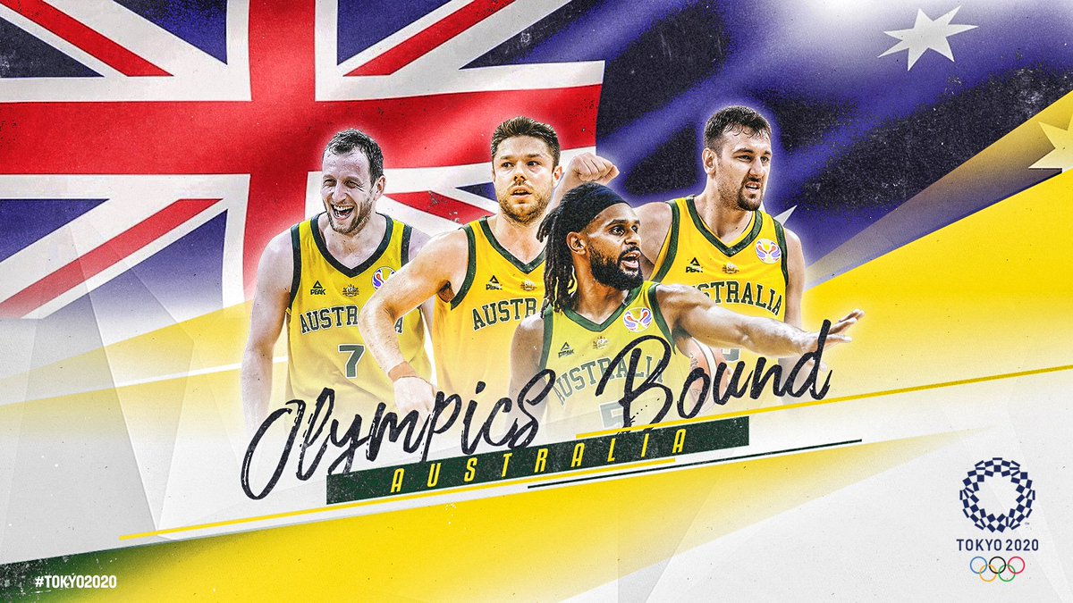 FIBA's tweet photo. 🐨 KOALIFIED FOR THE #TOKYO2020 @OLYMPICS! Congrats' to @BasketballAus! 🇦🇺 https://t.co/1mhTK0urKv