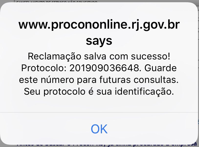 teopmarques's tweet image. #timlive @TIM_AJUDA @TIMBrasil mais um protocolo agora é do @ProconRJ Cancelaram meu serviço sem eu pedir! Irão descontar essa trapalhada na conta? #arrependido @corneteirorj #seminternet @reclamaradianta