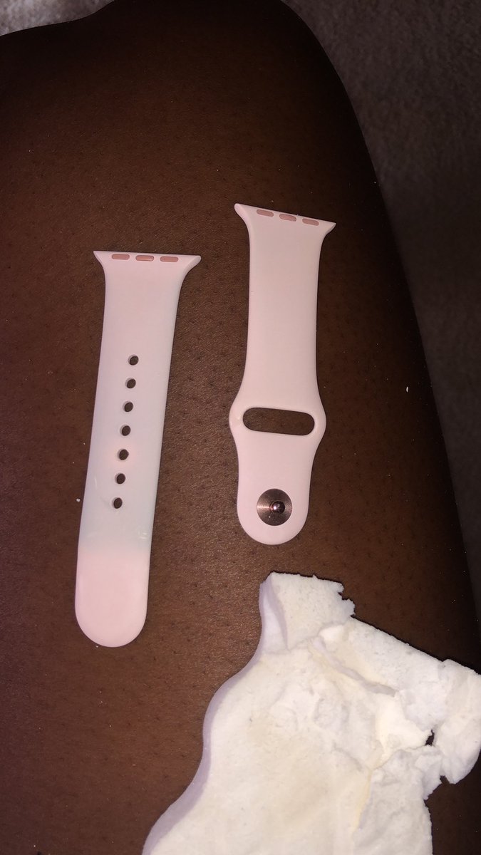 Got dirty Apple Watch wrist bands? Three words: Damp Magic Eraser 
#BougieOnABudget LOL