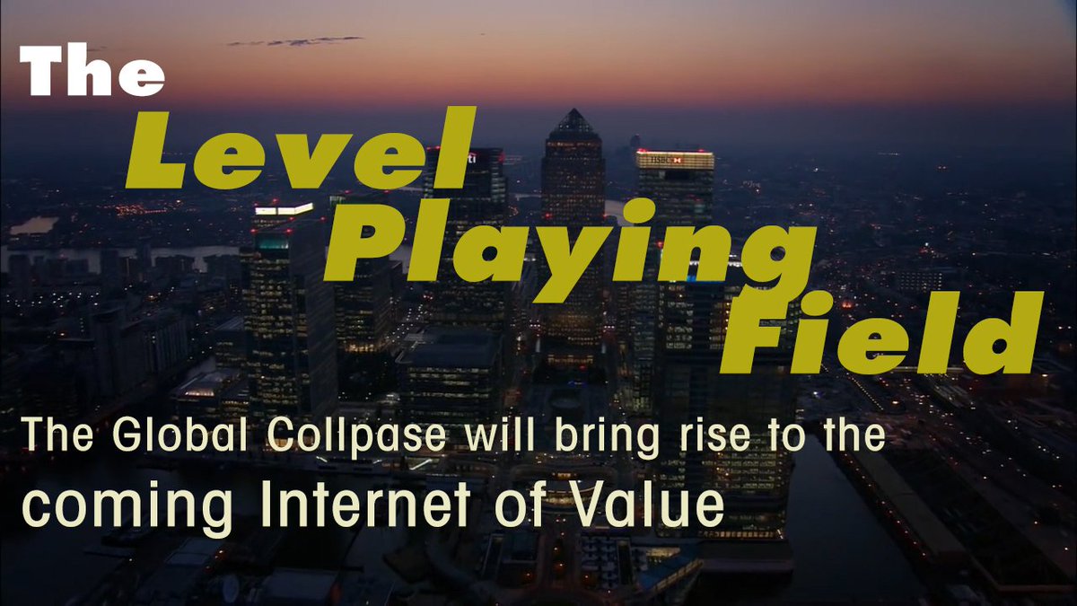 blayone's tweet image. An economic level playing field is about to take place for all Countries. After a global collapse, the world is moving to micro-transactions with a decentralized liquidity asset in the middle of all currencies. See the big picture! youtube.com/watch?v=bdV3eV… #XRP #XRPTheStandard