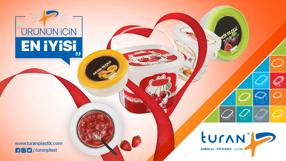 Farklı ebatlarda, çeşit çeşit, farklı tasarımları ile ürünün için en iyi ambalaj bizde var. 😎

#foodpackage #ambalaj #пищеваяупаковка عبوات بلاستيك الغذائية #turan