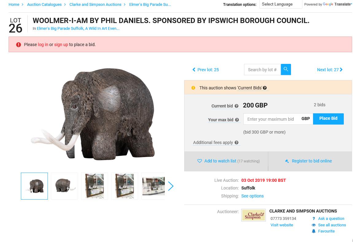 How good do I look out of my box?? Me and my fellow Elmers are going to auction on Thursday 3rd October and you can now register to bid for us! Sign up here: bit.ly/2LfPy51 #tonnesoffunforeveryone #ElmerSuffolk19