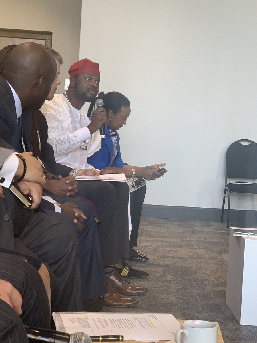 South Africa &amp; Nigeria must work together to confront the complex challenges facing them. #WEFAfrica19 <a href="/DebolaLagos/">Adebola Williams</a>