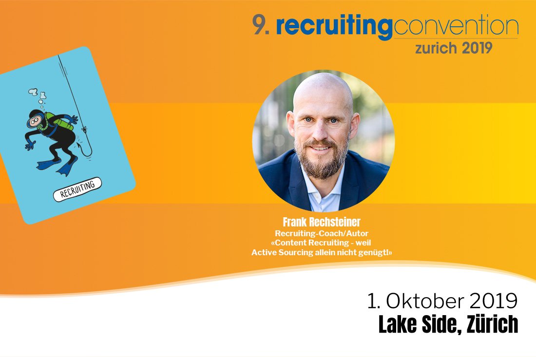 Im Interview gibt <a href="/frechsteiner/">Frank Rechsteiner</a> , Referent an der diesjährigen recruitingconvention, einen Vorgeschmack auf seinen Vortrag zum Thema Content Recruiting: bit.ly/2Ut0W1Q
#rcz19 #Recruiting