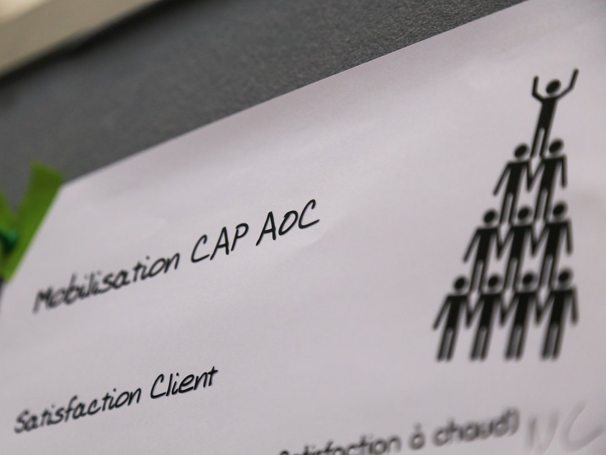 Analyse, synthèse, projection, les ateliers CAP AOC des managers du <a href="/CMSudOuest/">CMSudOuest</a> pour une satisfaction client 5 ⭐️, un travail collaboratif avec <a href="/arkea360/">🅰️rkéa 360°</a> et <a href="/ColabCMSO/">Co'LAB CMSO</a> #cmso #WeAreArkea