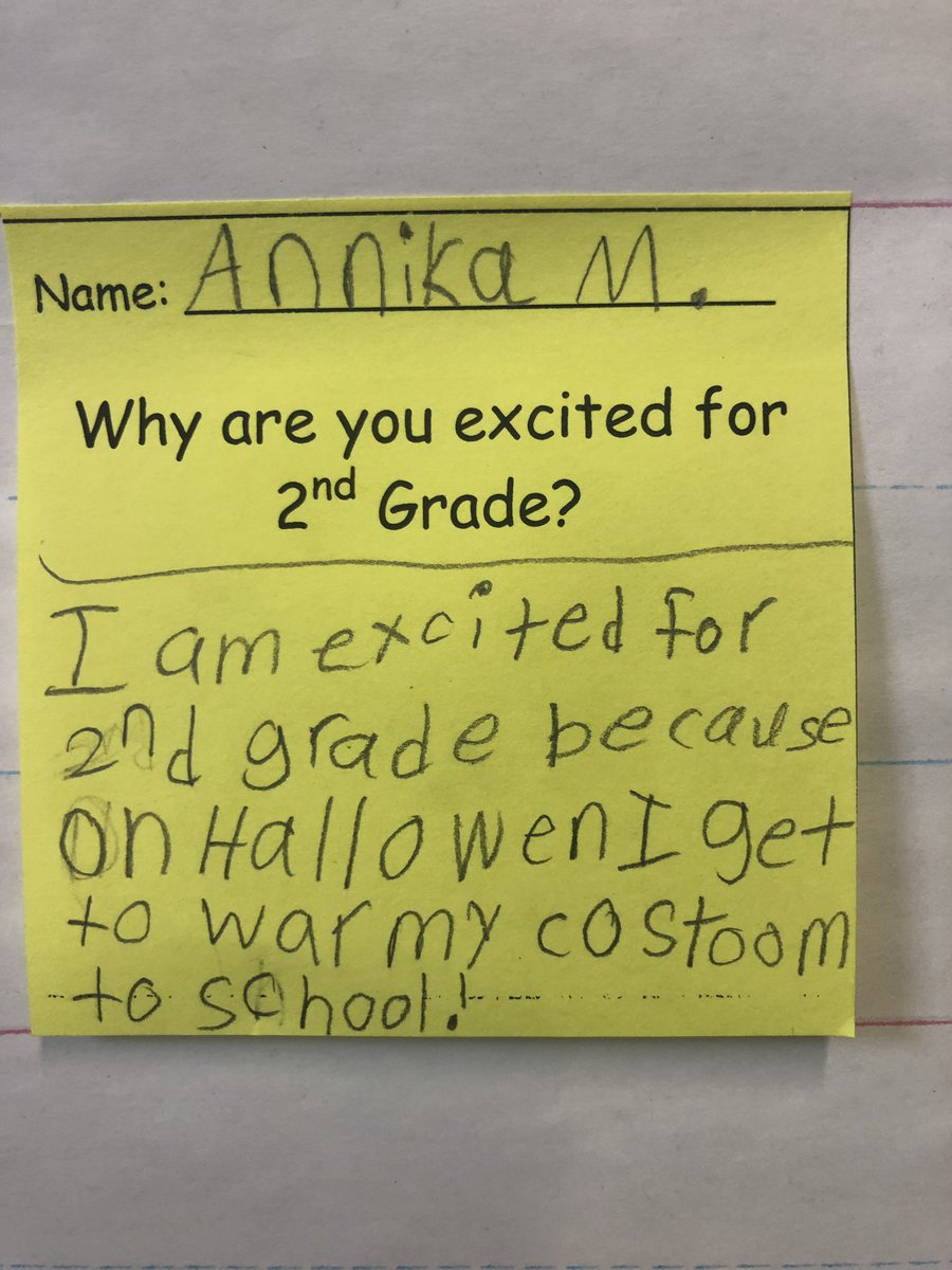 2ndGradeJKO's tweet photo. We are so excited to be in 2nd Grade!! ⭐️⭐️⭐️ @PS66JKO #FirstDayOfSchool #backtoschool https://t.co/XX56BEOQSb