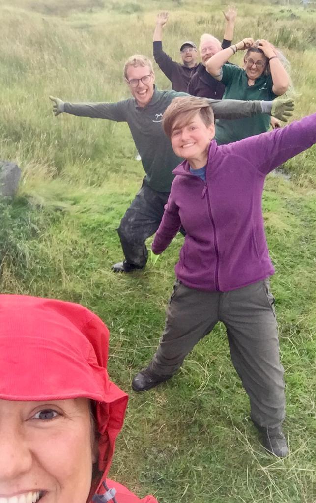 islayheritage's tweet photo. We're done! Tools are cleaned and dropped off in the barn and the staff are relieved and delighted to have got it done in time to get home for Ishbel's lasagne and chocolate cake before the students can eat it all up. #dunyvaigdig #ScotlandDigs2019 https://t.co/7wPFf6bwx7