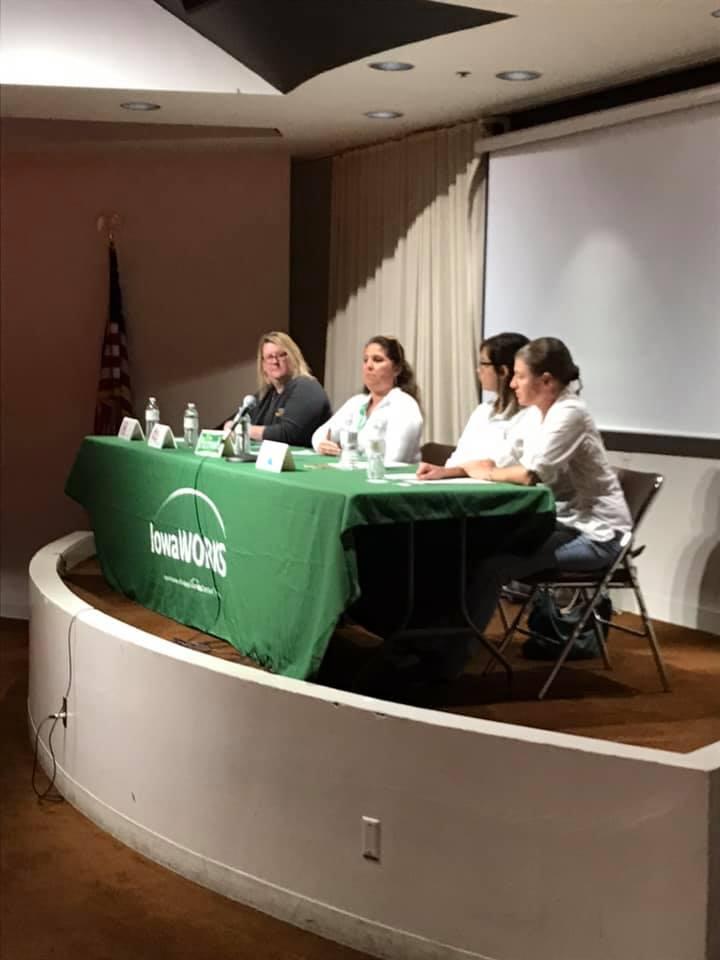 W_BerningIWD's tweet photo. Thank to our local business partners! Yesterday's Business Panel was a great success! Employers shared career opportunities, job seeker advice and valuable information! #IowaWORKS #FutureReadyIowa #target #kregtool #Napa #Purfoods #KarlChevorlet #mainstreamliving https://t.co/iPQwjNaP6v