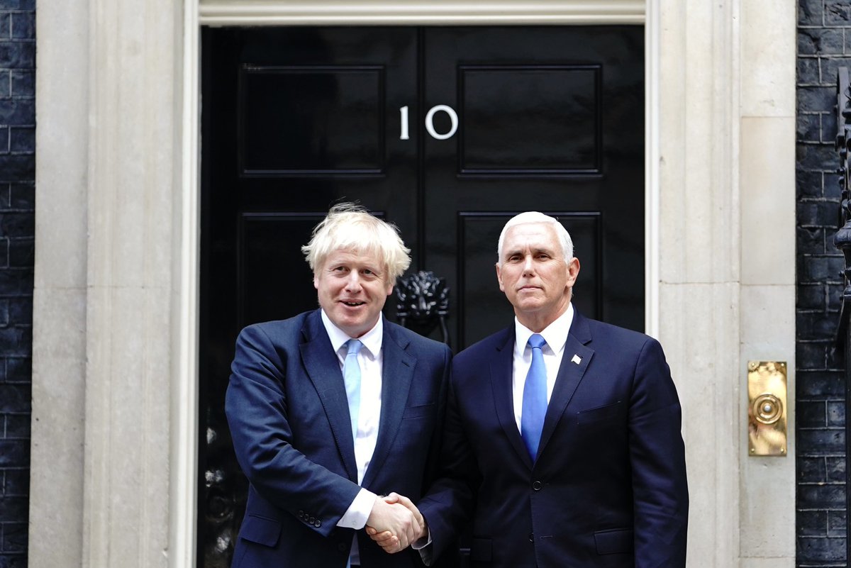 VP45's tweet image. As the deadline for Brexit approaches, we urge the European Union to negotiate in good faith with Prime Minister @BorisJohnson and work to reach an agreement that respects the United Kingdom’s sovereignty and minimizes disruption to commerce.