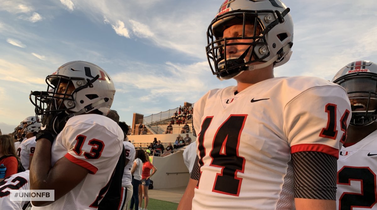 One more day... 
#UnionFB vs Broken Arrow.  
Tuttle Stadium - Kickoff 7pm
#elevate