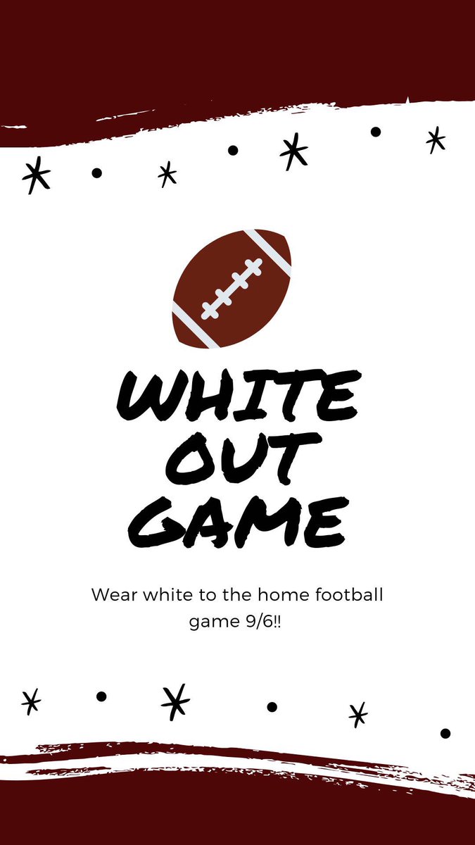 1 DAY TILL GAME TIME AT THE CREEK🏈BE SURE TO BE THERE DRESSED IN WHITE BECAUSE THE MOB IS GOING CRAZY❄️🥼👟🌫⚪️