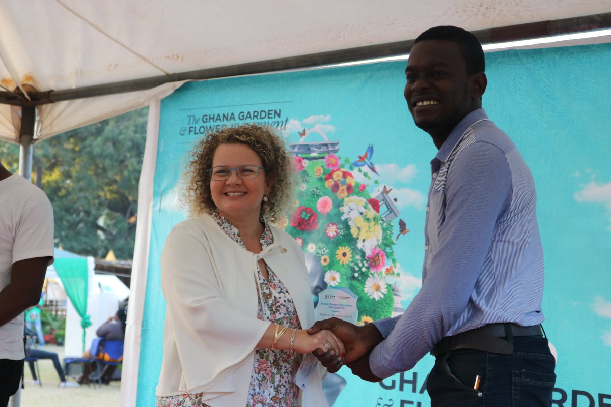 IsraelinGhana's tweet photo. We would like to congratulate all the participant of or maiden #Green #Innovation Competition in collaboration with the #GGFS. We were very pleased with all the participants but at the end of it all, Coologi MVP Concept led by Mr. Prince Pius Nutsugah won the ultimate price. https://t.co/c4LKh2N2pl
