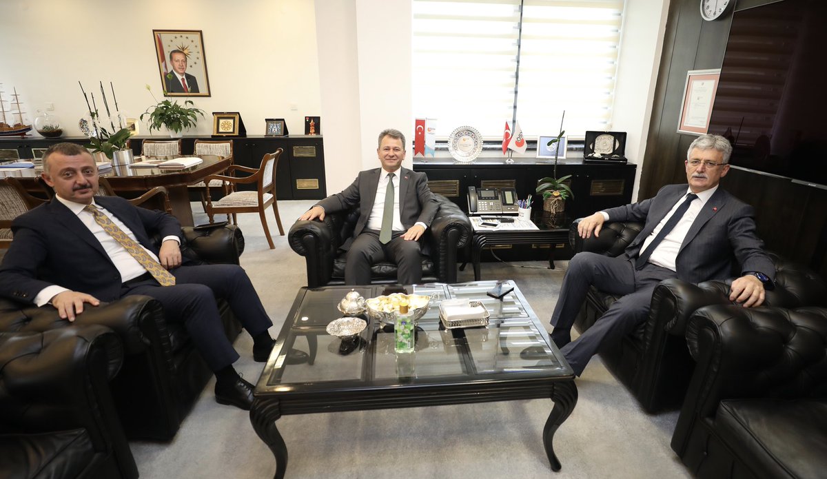 #ÖSYM Başkanımız Prof.Dr. Halis Aygün'ü ziyaret ettik.