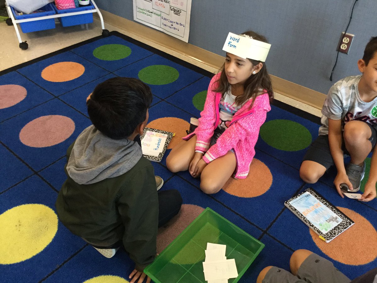 whitwhite91's tweet photo. Trying out our math stations! The students were very engaged had lots of great conversations about place value! 
#flexibleinthird @NISDAUE https://t.co/3qFi5dTF5Y