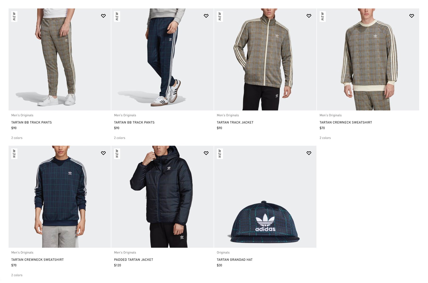 adidas tartan bb pants