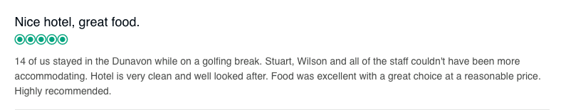 We are in the perfect location for golfers to visit a number of top north-east golf courses. Newmachar is very close but also we are not far from Trump or Royal Aberdeen. Choose a base with great food, a good night's sleep and the perfect cold pint after a game of golf... #Golf