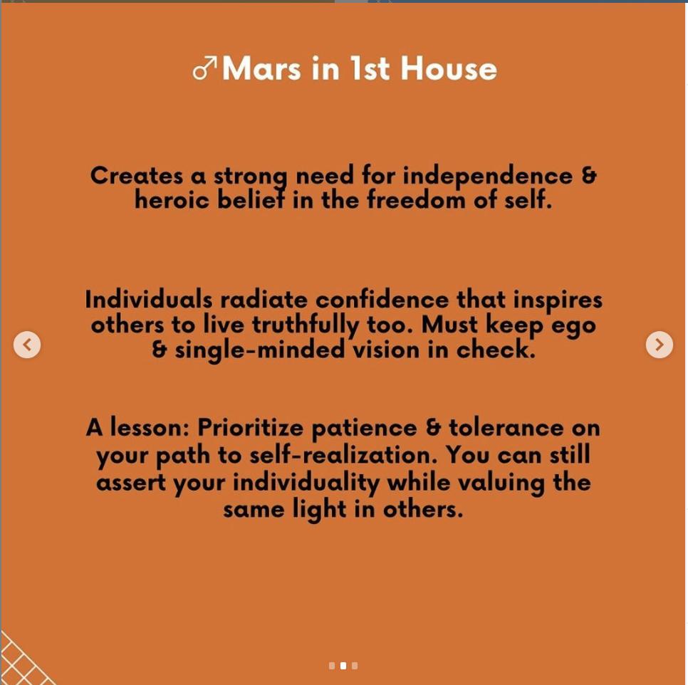filmtransits on Twitter "MARS IN 1ST HOUSE independence is a mUST 