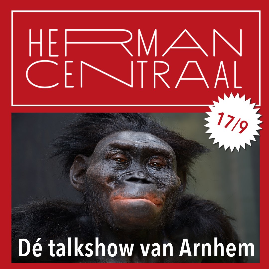 HermanCentraal's tweet photo. Dé #talkshow van Arnhem opent het nieuwe seizoen op 17 september met wéér een inspirerende en bruisende show. Bekijk het programma https://t.co/dO68TxC5iU en wees erbij! https://t.co/6uSr7hZgWi