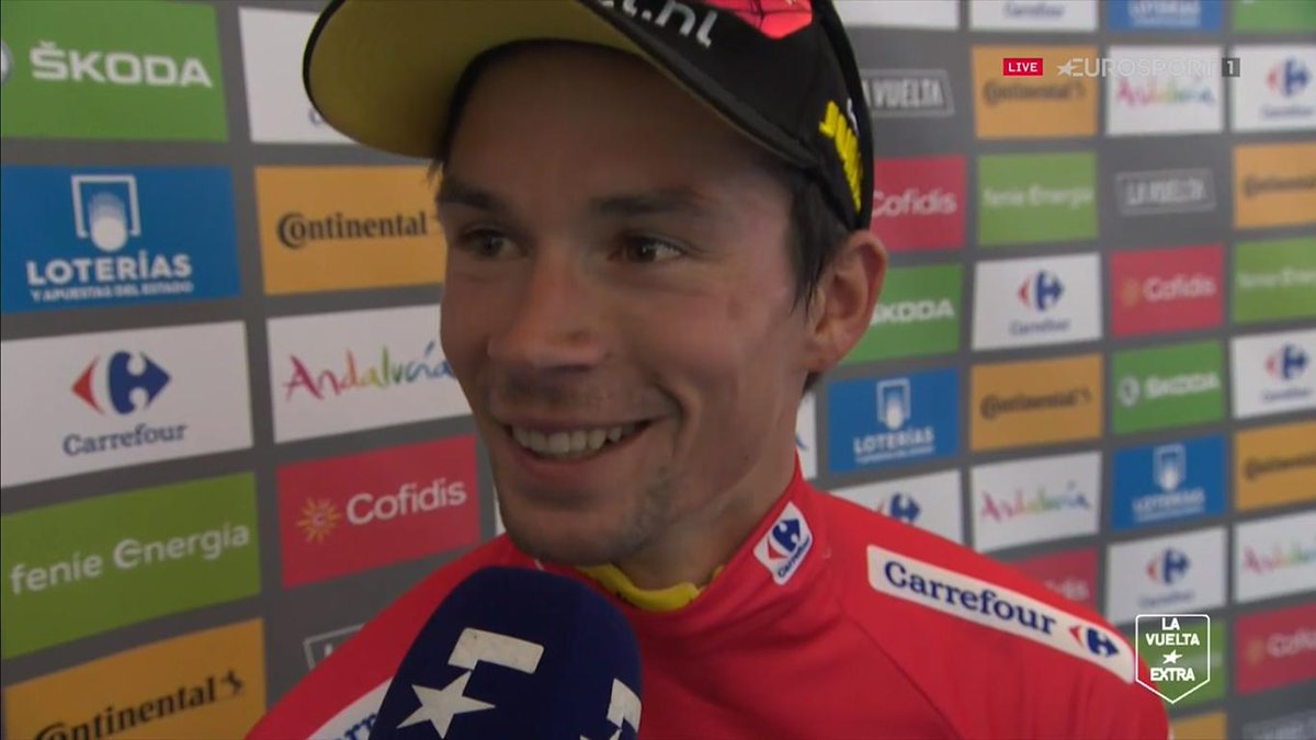 Interviewer: "So the key word is confidence?"

Roglic: "Yea, confidence, but at the end it's all about power so yea you need always power and yea that's probably the key."

#LaVuelta19