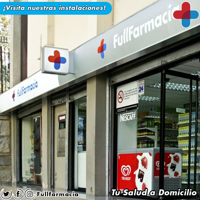 fullfarmacia's tweet photo. ¡Visita nuestras instalaciones! 

Tiene un punto estratégico y seguro para brindarte siempre el mejor servicio. 

Ubicanos en la Urb. Colinas de Bello Monte, Calle Caurimare, Ramal 5, Resid. Tania, local 1-A, Municipio Baruta, 1041, Caracas-Venezuela

#FullFarmacia #Caracas https://t.co/4YSMaKLR3x