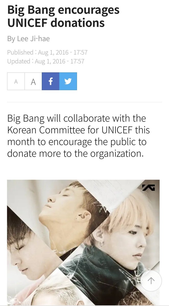 BIGBANG asks fans to donate instead of giving gifts on special occasions 