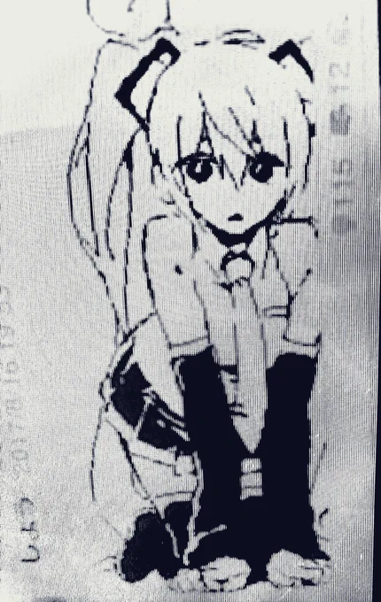 ミバ時代の絵3dsで直撮りしてあったからそれを直撮りしたのだ 