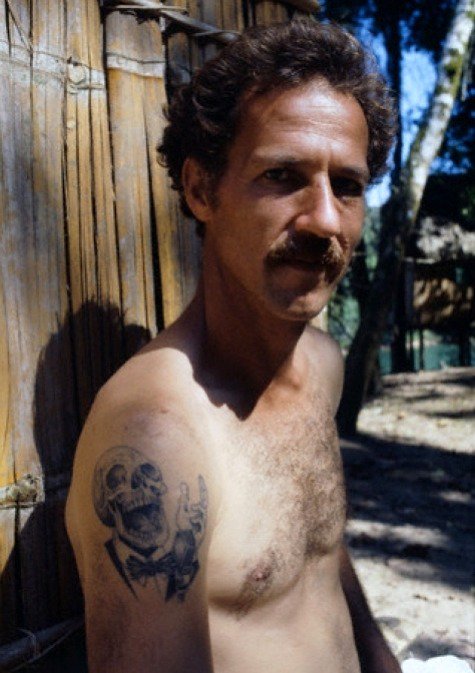 Happy Birthday, Werner Herzog, owner of one of cinema\s most distinctive tattoos, \Singing Death\. 