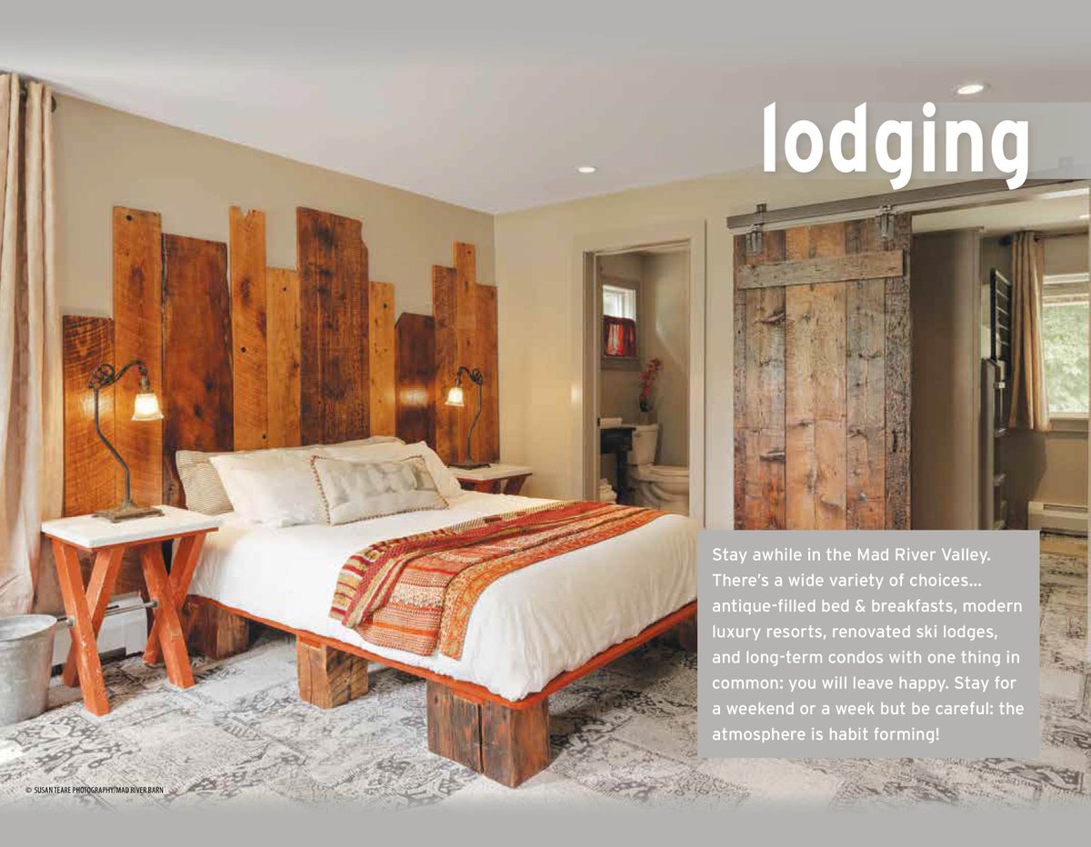 MRV_Guide's tweet image. Where visitors sleep in the Mad River Valley is as full of local flavor as the food—unforgettable and more than usually satisfying! Have you visited all the local inns yourself? It&apos;s quite a tour. 

#madrivervalley
#sugarbush
#madriverglen
@madriverbarn