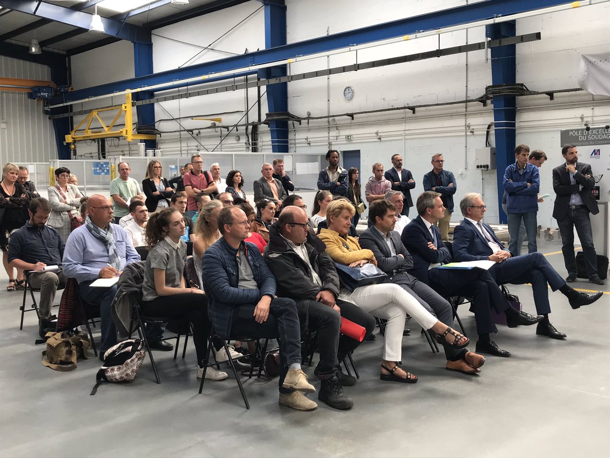 Remise des diplômes aux stagiaires des 2ème et 3ème sessions de l’Action Soudage #Cotentin chez #ACE, avec la <a href="/CCIOuestNormand/">CCI Ouest Normandie</a>. Depuis 2017, 36 stagiaires ont bénéficié du dispositif pour 404 000€, en partenariat avec les entreprises du territoire pour répondre à leurs besoins