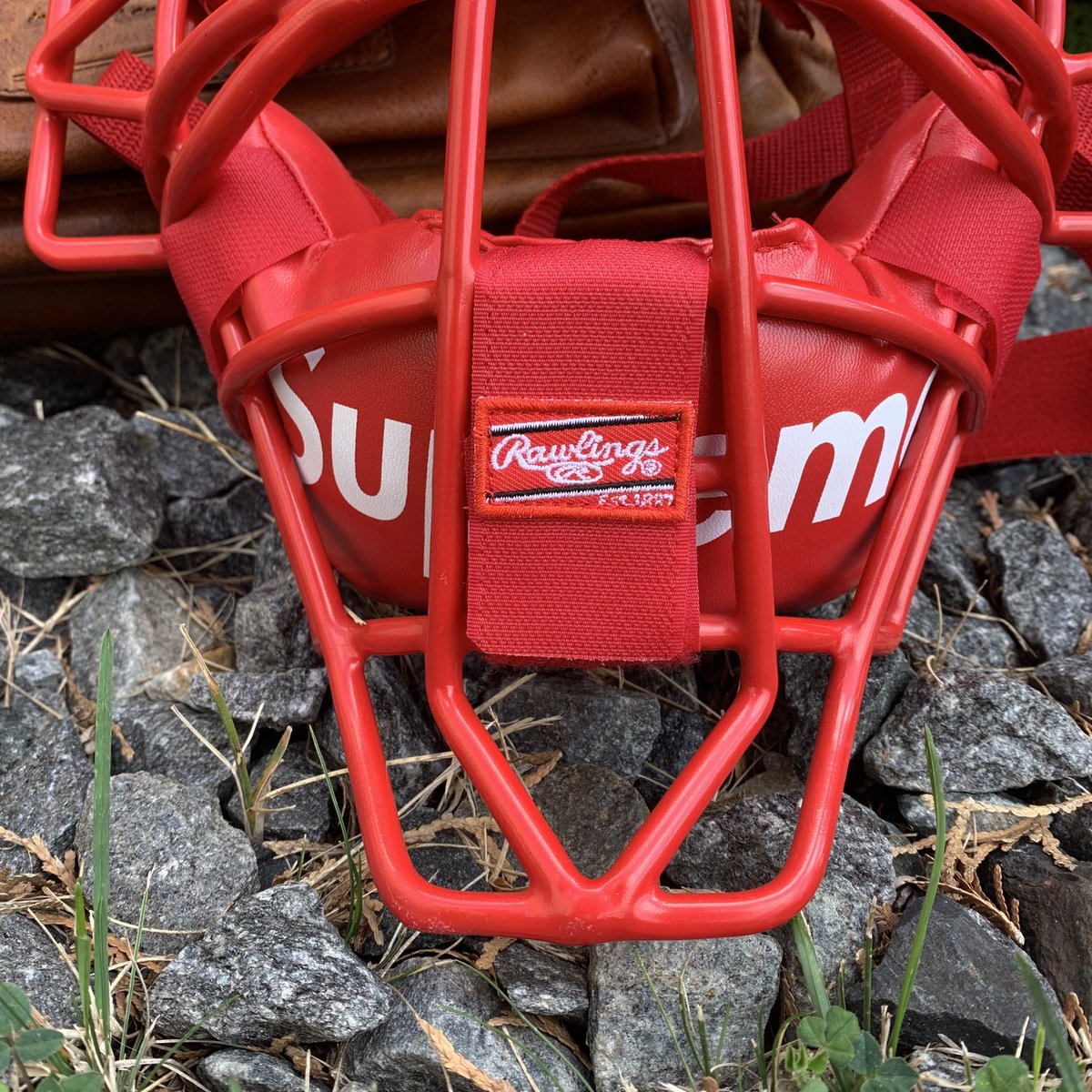 Supreme Rawlings Catcher's Mask Red