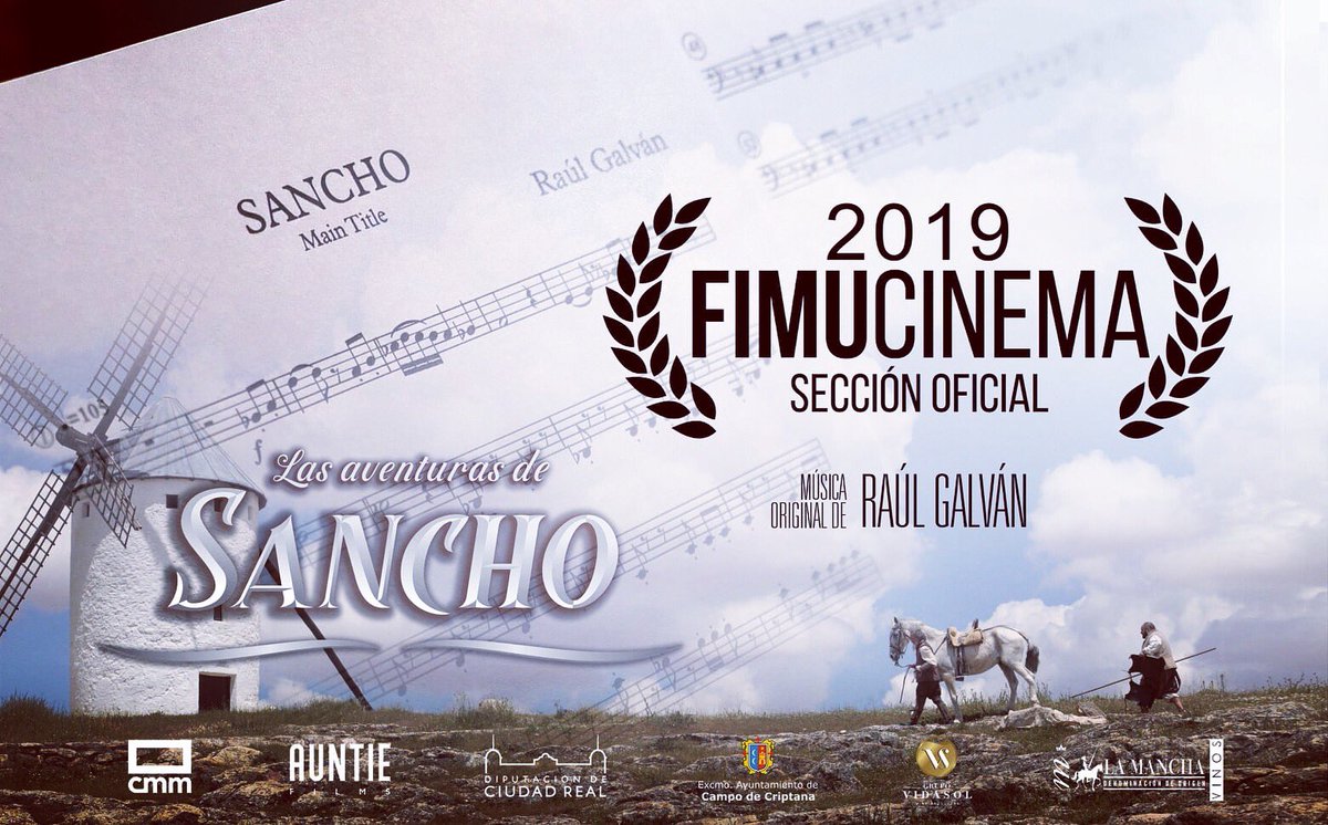 Feliz por la nominación de la Banda sonora de Sancho en Fimucinema. Dentro del festival internacional de música de cine <a href="/fimucite/">FIMUCITÉ</a>